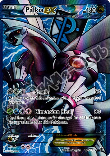 100 / 101 Palkia EX rara ex foil (EN) -NEAR MINT-