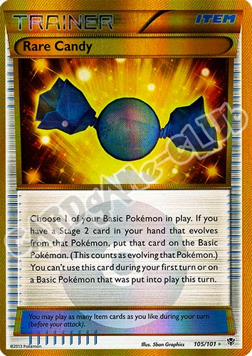 105 / 101 Rare Candy rara segreta foil (EN) -NEAR MINT-