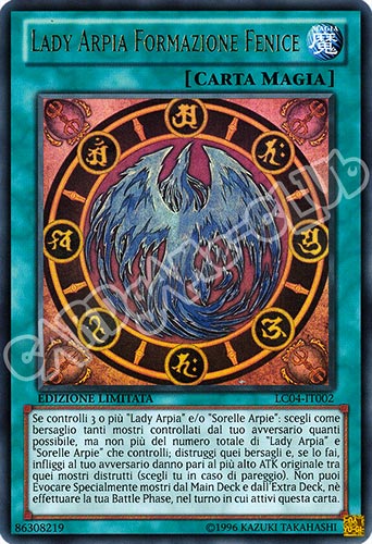 LC04-IT002 Lady Arpia Formazione Fenice ultra rara Edizione Limitata (IT) -NEAR MINT-