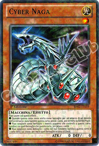 BP02-IT059 Cyber Naga rara mosaico 1a Edizione (IT) -NEAR MINT-
