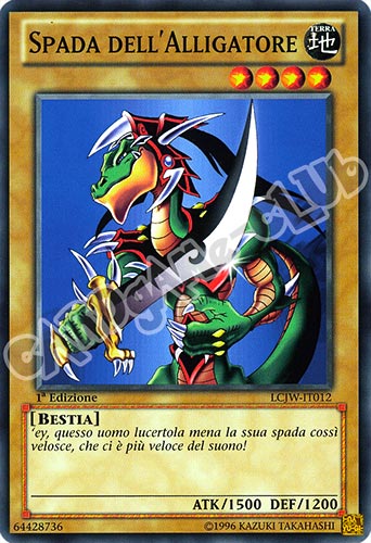 LCJW-IT012 Spada dell'Alligatore comune 1a Edizione (IT) -NEAR MINT-