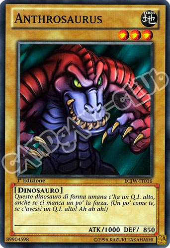LCJW-IT016 Anthrosaurus comune 1a Edizione (IT) -NEAR MINT-