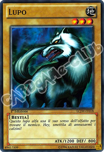 LCJW-IT018 Lupo comune 1a Edizione (IT) -NEAR MINT-