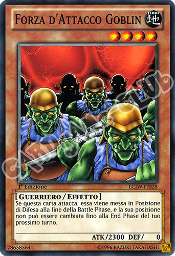 LCJW-IT028 Forza d'Attacco Goblin comune 1a Edizione (IT) -NEAR MINT-