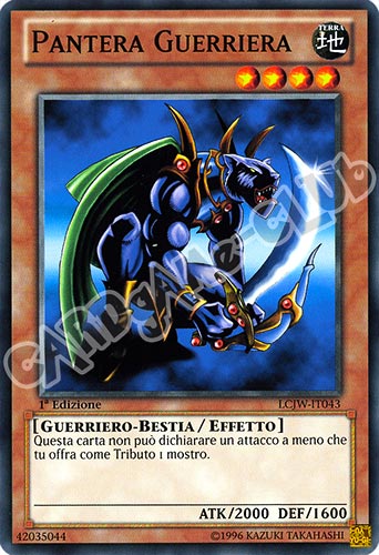 LCJW-IT043 Pantera Guerriera comune 1a Edizione (IT) -NEAR MINT-