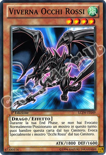 LCJW-IT049 Viverna Occhi Rossi comune 1a Edizione (IT) -NEAR MINT-