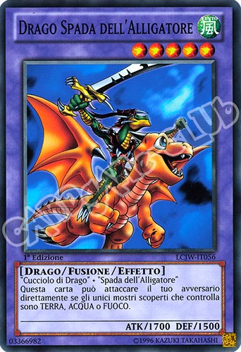 LCJW-IT056 Drago Spada dell'Alligatore comune 1a Edizione (IT) -NEAR MINT-