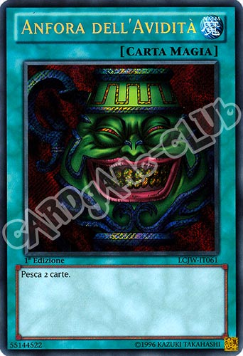 LCJW-IT061 Anfora dell'Avidita' rara segreta 1a Edizione (IT) -NEAR MINT-