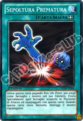 LCJW-IT064 Sepoltura Prematura comune 1a Edizione (IT) -NEAR MINT-