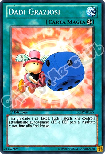 LCJW-IT065 Dadi Graziosi comune 1a Edizione (IT) -NEAR MINT-
