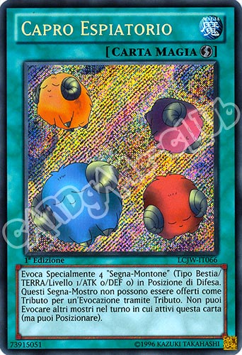 LCJW-IT066 Capro Espiatorio rara segreta 1a Edizione (IT) -NEAR MINT-