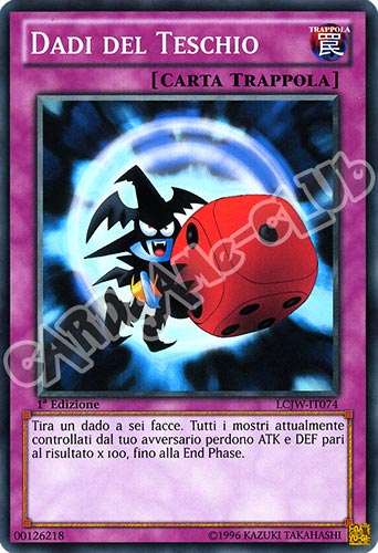 LCJW-IT074 Dadi del Teschio comune 1a Edizione (IT) -NEAR MINT-