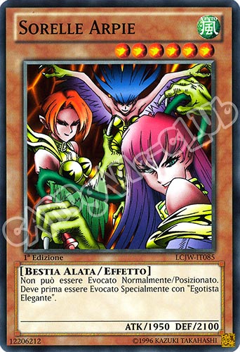 LCJW-IT085 Sorelle Arpie comune 1a Edizione (IT) -NEAR MINT-