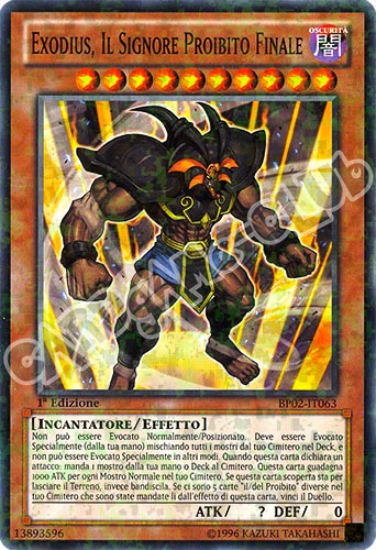 BP02-IT063 Exodius, il Signore Proibito Finale comune mosaico 1a Edizione (IT) -PLAYED-