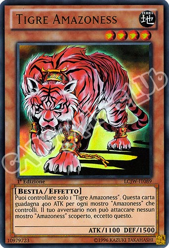 LCJW-IT089 Tigre Amazoness ultra rara 1a Edizione (IT) -NEAR MINT-
