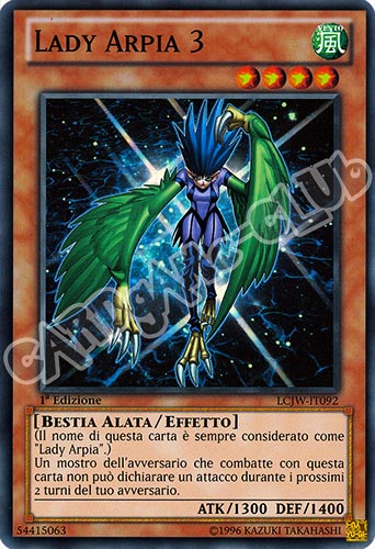 LCJW-IT092 Lady Arpia 3 super rara 1a Edizione (IT) -NEAR MINT-