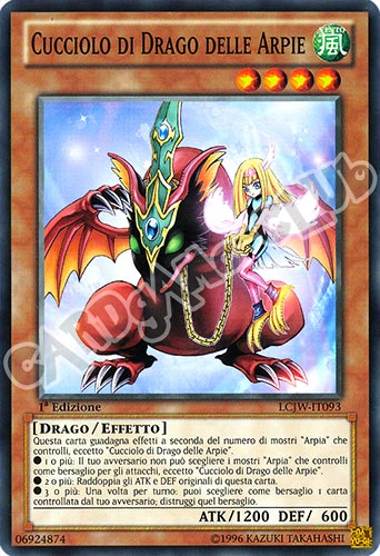 LCJW-IT093 Cucciolo di Drago delle Arpie comune 1a Edizione (IT) -NEAR MINT-