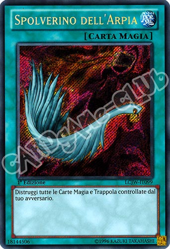 LCJW-IT099 Spolverino dell'Arpia rara segreta 1a Edizione (IT) -NEAR MINT-