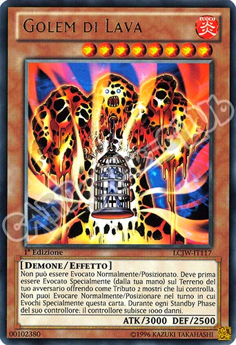 LCJW-IT117 Golem di Lava rara 1a Edizione (IT) -NEAR MINT-