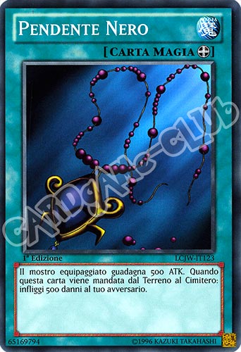 LCJW-IT123 Pendente Nero comune 1a Edizione (IT) -NEAR MINT-