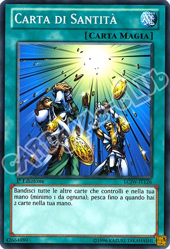 LCJW-IT126 Carta di Santita' comune 1a Edizione (IT) -GOOD-