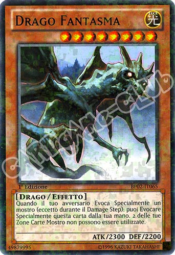 BP02-IT065 Drago Fantasma rara mosaico 1a Edizione (IT) -NEAR MINT-