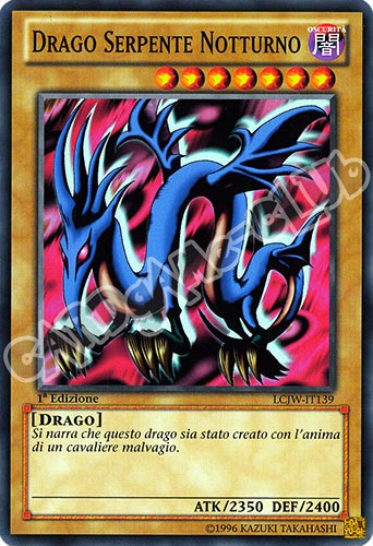 LCJW-IT139 Drago Serpente Notturno comune 1a Edizione (IT) -NEAR MINT-