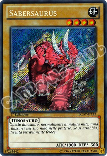 LCJW-IT143 Sabesaurus rara segreta 1a Edizione (IT) -NEAR MINT-