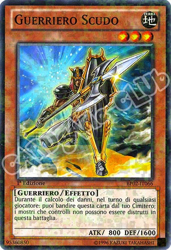 BP02-IT066 Guerriero Scudo comune mosaico 1a Edizione (IT)  -GOOD-