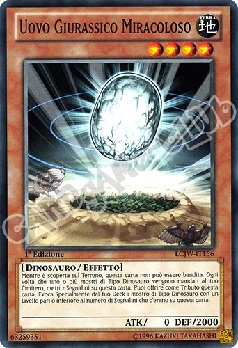 LCJW-IT156 Uovo Giurassico Miracoloso comune 1a Edizione (IT) -NEAR MINT-