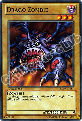 LCJW-IT183 Drago Zombie comune 1a Edizione (IT) -NEAR MINT-