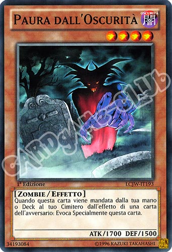 LCJW-IT193 Paura dall'Oscurita' comune 1a Edizione (IT) -NEAR MINT-