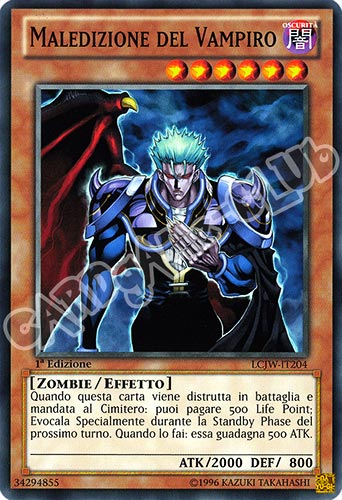 LCJW-IT204 Maledizione del Vampiro comune 1a Edizione (IT) -NEAR MINT-