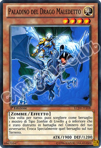 LCJW-IT208 Paladino del Drago Maledetto comune 1a Edizione (IT) -NEAR MINT-