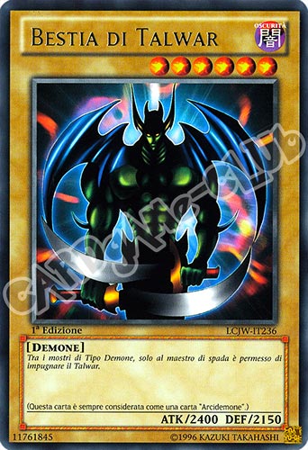 LCJW-IT236 Bestia di Talwar rara 1a Edizione (IT)  -GOOD-