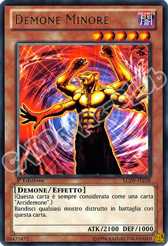 LCJW-IT238 Demone Minore rara 1a Edizione (IT) -NEAR MINT-