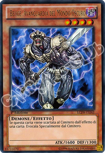 LCJW-IT242 Beiige, Avanguardia del Mondo Oscuro ultra rara 1a Edizione (IT) -NEAR MINT-