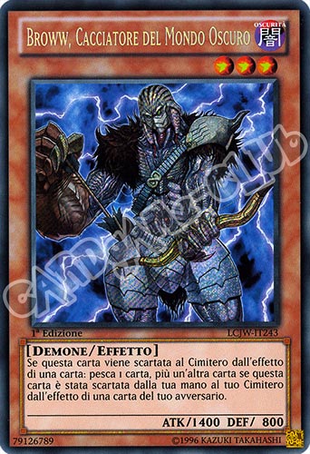 LCJW-IT243 Broww, Cacciatore del Mondo Oscuro rara segreta 1a Edizione (IT) -NEAR MINT-