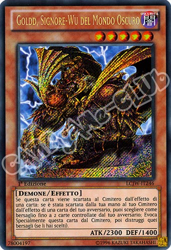 LCJW-IT246 Goldd, Signore-wu del Mondo Oscuro rara segreta 1a Edizione (IT) -NEAR MINT-