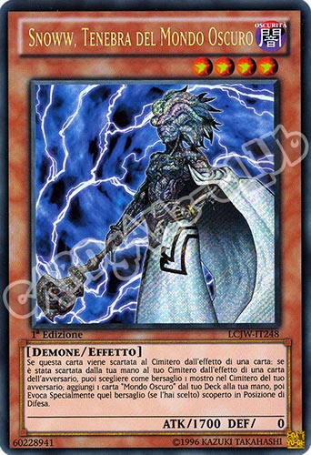 LCJW-IT248 Snoww, Tenebra del Mondo Oscuro rara segreta 1a Edizione (IT) -NEAR MINT-