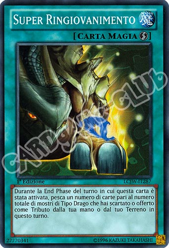 LCJW-IT287 Super Ringiovanimento super rara 1a Edizione (IT) -NEAR MINT-