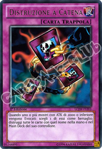LCJW-IT293 Distruzione a Catena rara 1a Edizione (IT) -NEAR MINT-