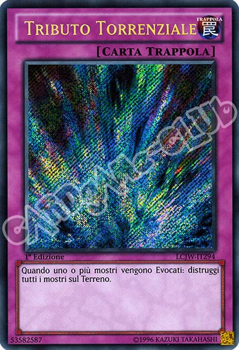 LCJW-IT294 Tributo Torrenziale rara segreta 1a Edizione (IT) -NEAR MINT-