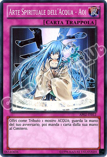 AP02-IT012 Arte Spirituale dell'Acqua - Aoi super rara (IT) -NEAR MINT-