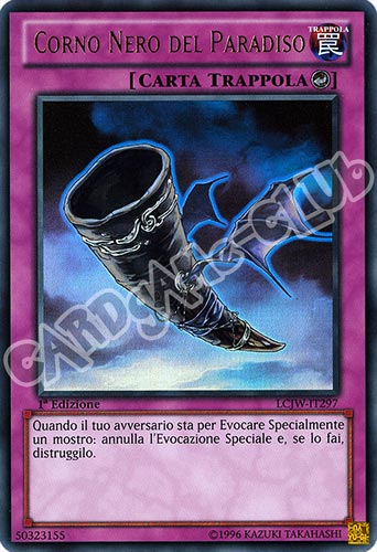 LCJW-IT297 Corno Nero del Paradiso ultra rara 1a Edizione (IT) -NEAR MINT-