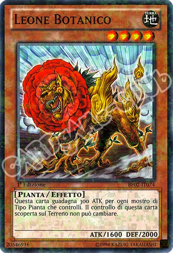 BP02-IT074 Leone Botanico comune mosaico 1a Edizione (IT) -NEAR MINT-