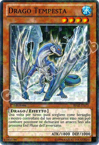 BP02-IT075 Drago Tempesta comune mosaico 1a Edizione (IT) -NEAR MINT-