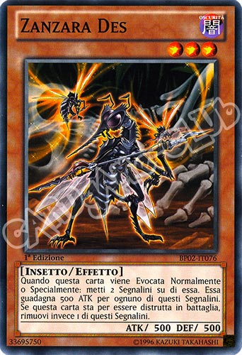 BP02-IT076 Zanzara Des comune 1a Edizione (IT) -NEAR MINT-