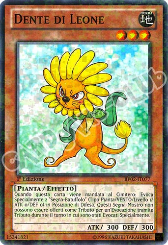 BP02-IT077 Dente di Leone comune mosaico 1a Edizione (IT)  -GOOD-