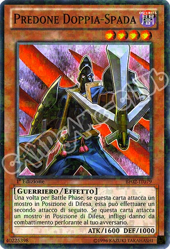 BP02-IT079 Predone Doppia-Spada comune mosaico 1a Edizione (IT) -NEAR MINT-